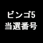 ビンゴ5 当選番号